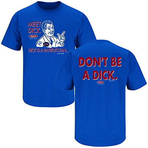 Smack Apparel Michigan Football Fans Dont be a Dick T-Shirt Sm-5X Smack Apparel Michigan Football Fans Dont be a Dick T-Shirt Sm-5X